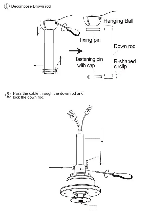 Tatahance-1059-28-Inch-Integrated-LED-Indoor-White-Ceiling-Fan-fig-5