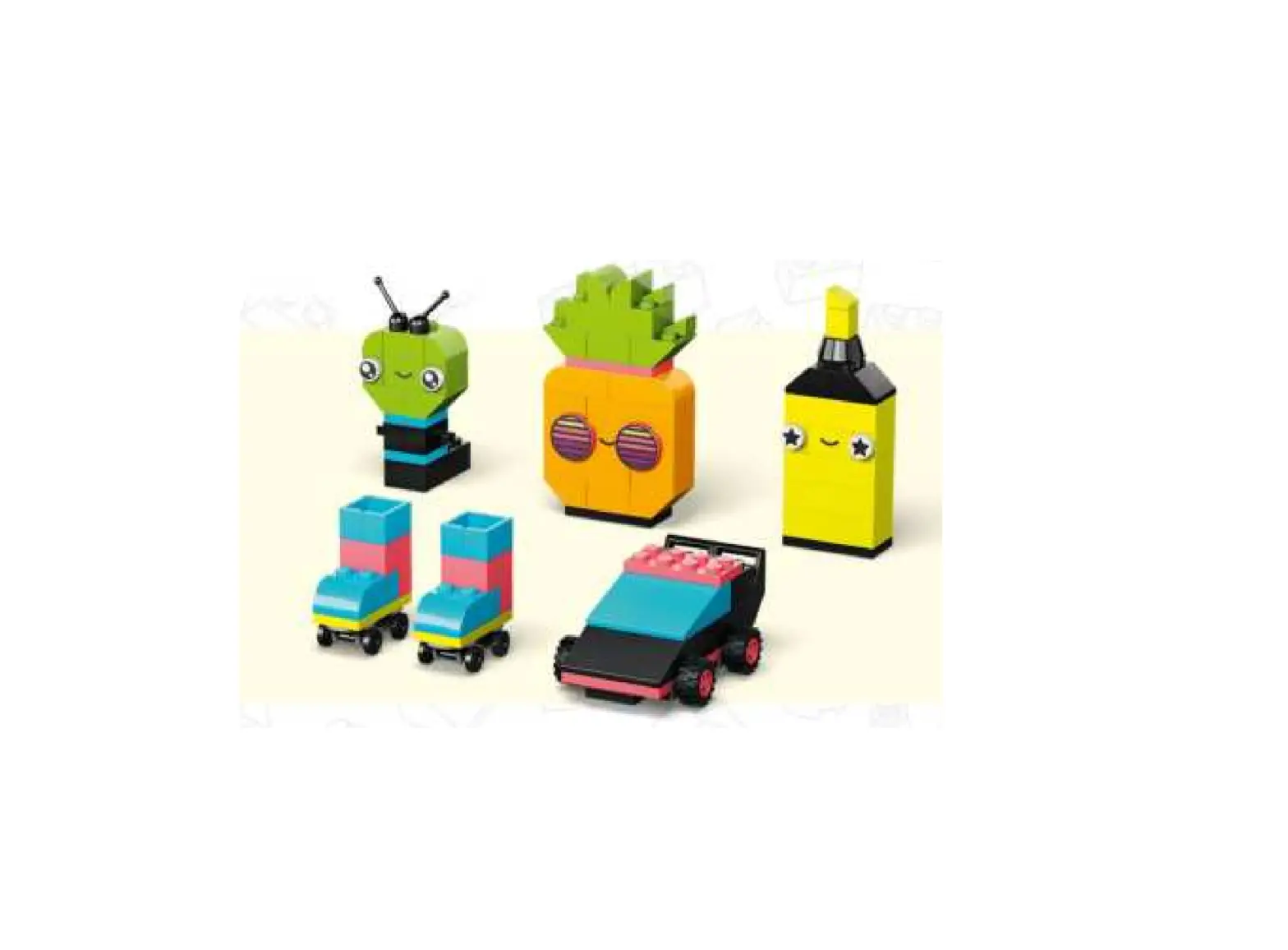 Lego Classic 11027 Creative Neon Fun Instruction Manual