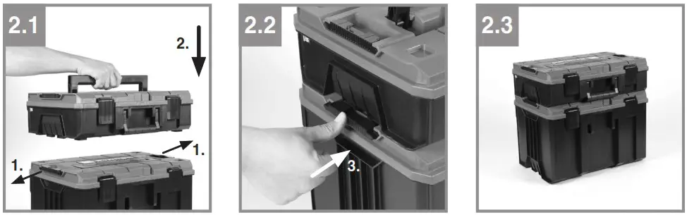 Einhell E Case M E Case Tower Tool Storage System - overview 2