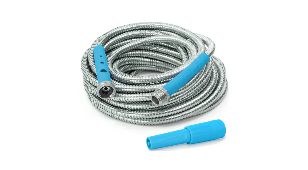 Bernini Fountains 50 Feet No Kink Heavy Duty Fireman Garden Hose With 2 In 1 Nozzle Instruction Manual