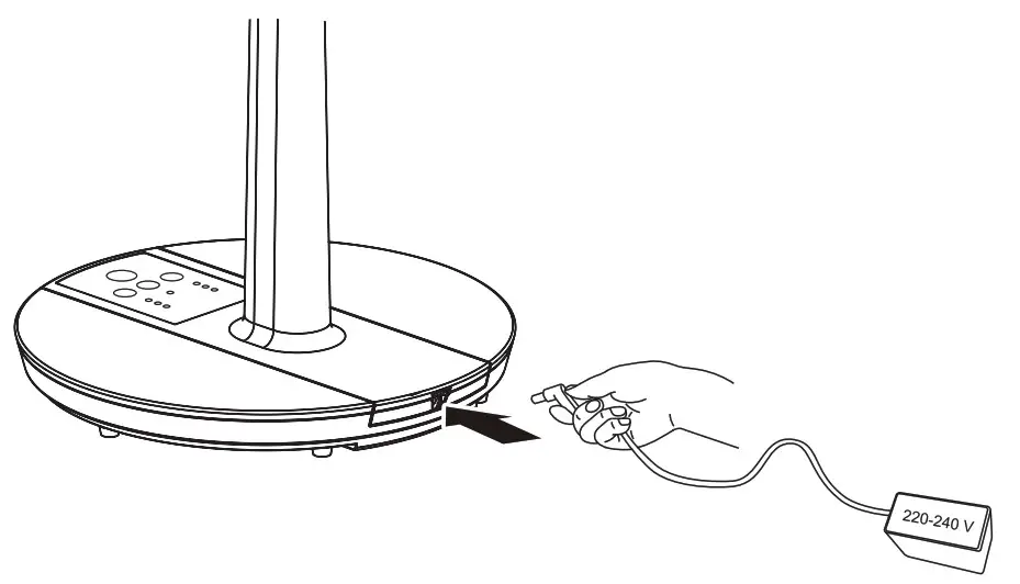 KDK EL30H Electric Fan - adapter