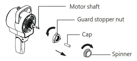 KDK EL30H Electric Fan - cap