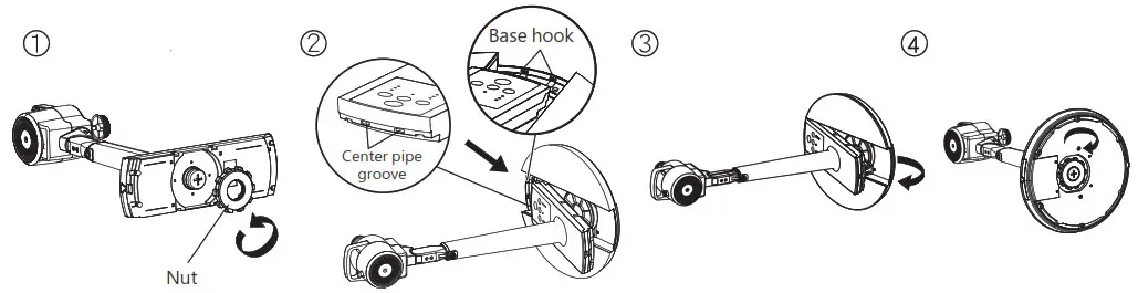 KDK EL30H Electric Fan - sideways