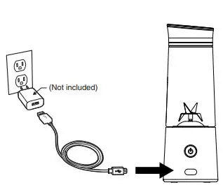 KoreHealth-30425-KoreJetPulse-Cordless-Portable-Blender-FIG-3