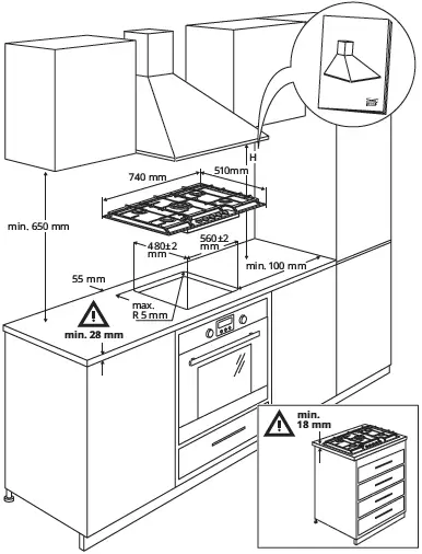 IKEA 700 VASASTAN Gas Hob 11