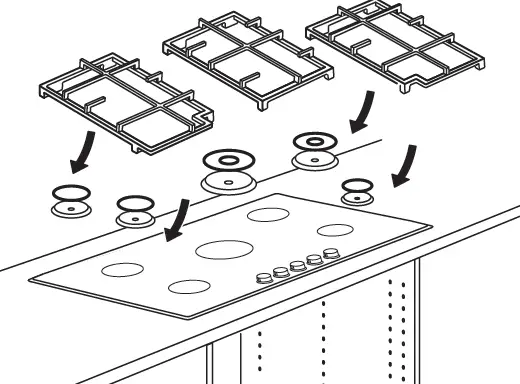 IKEA 700 VASASTAN Gas Hob 22