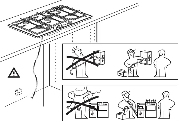 IKEA 700 VASASTAN Gas Hob 23