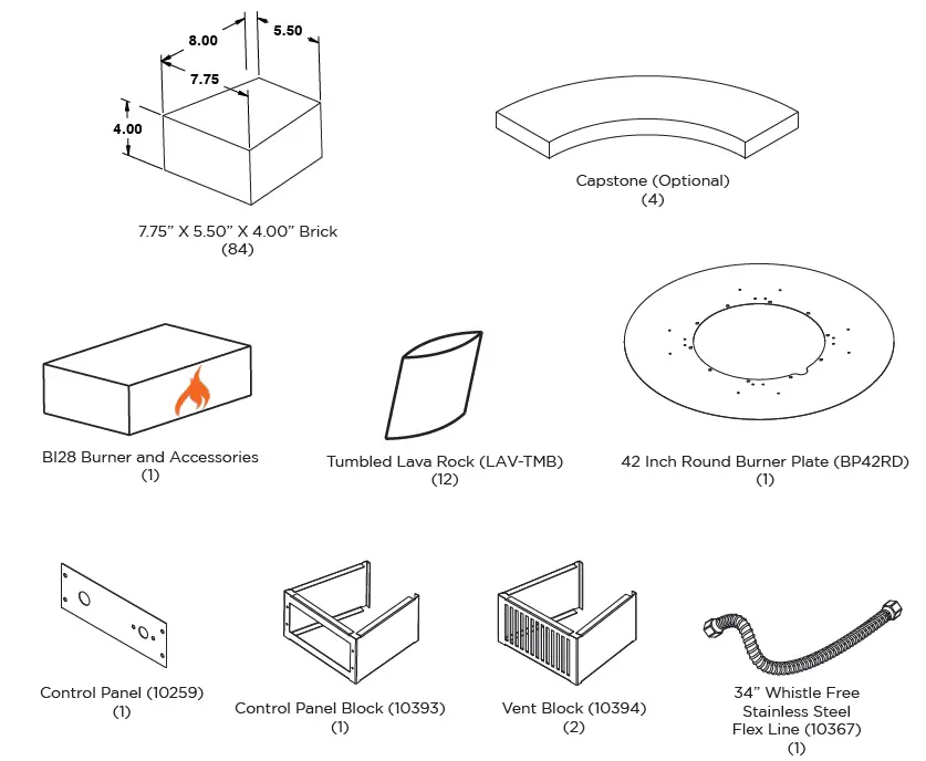 THE-OUTDOOR-GREATROOM-BRON52-K-Bronson-Block-Round-Gas-Fire-Pit-Table-01