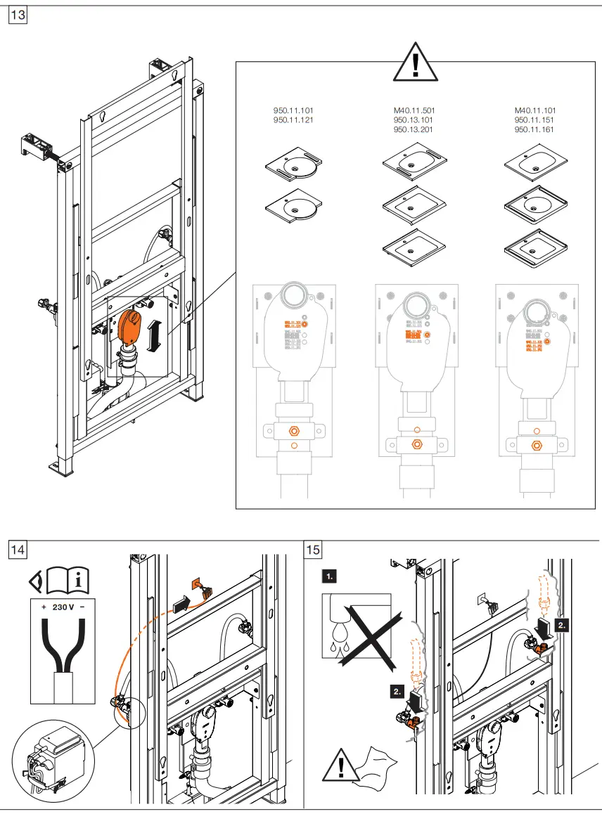 Electricity and water connection