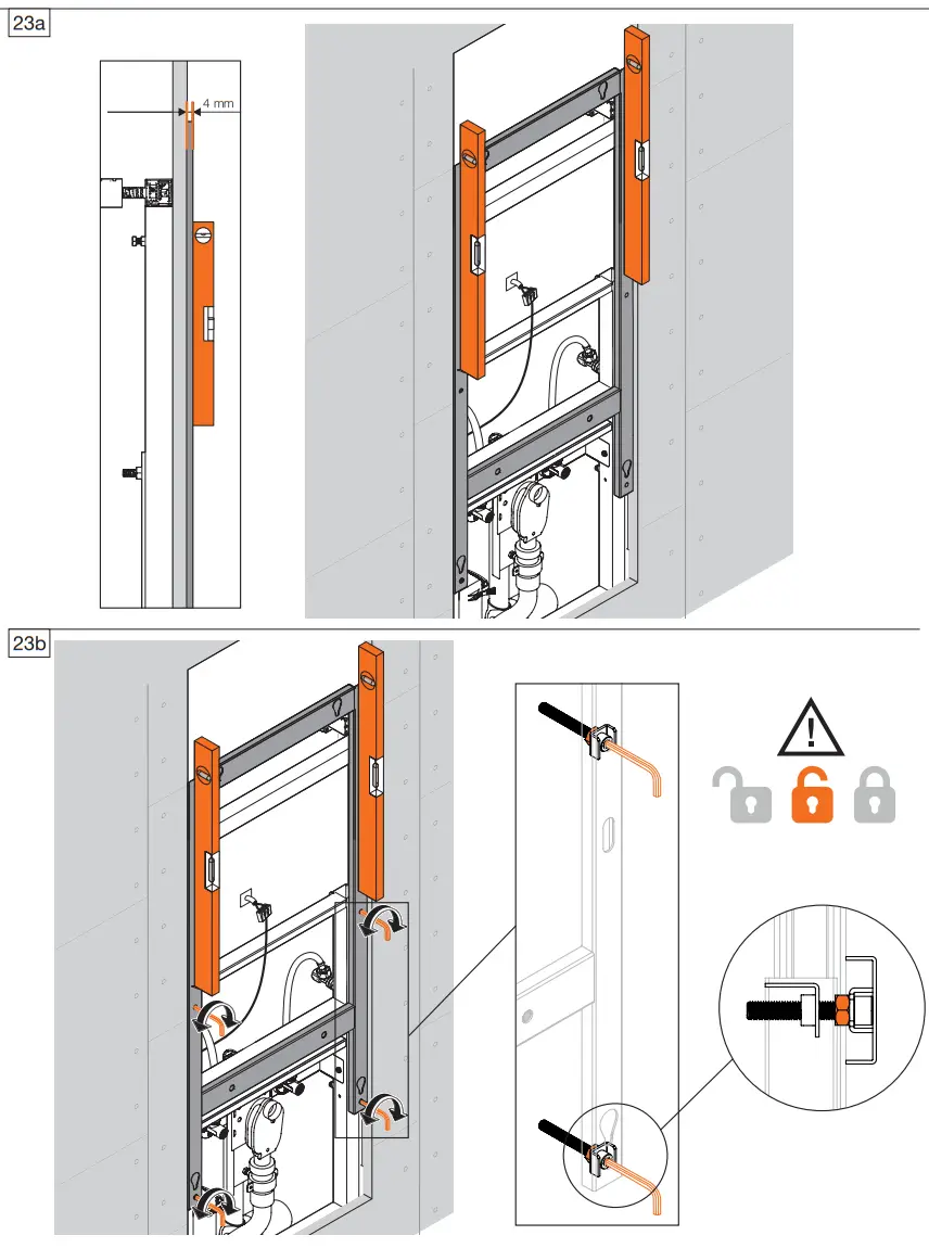 Installation mounting panel