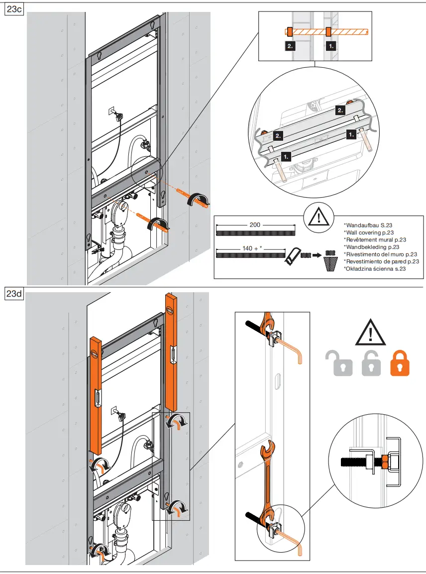 Installation mounting panel