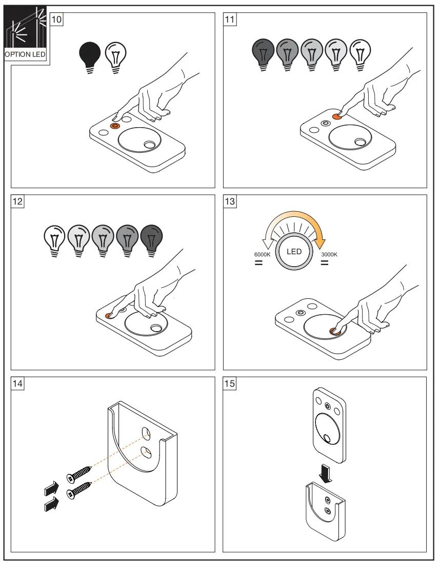 Connection for illuminated mirror