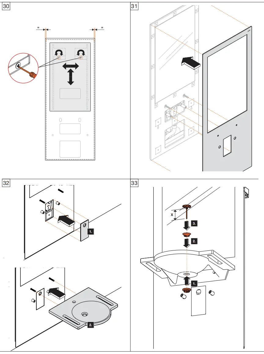 Washbasin installation
