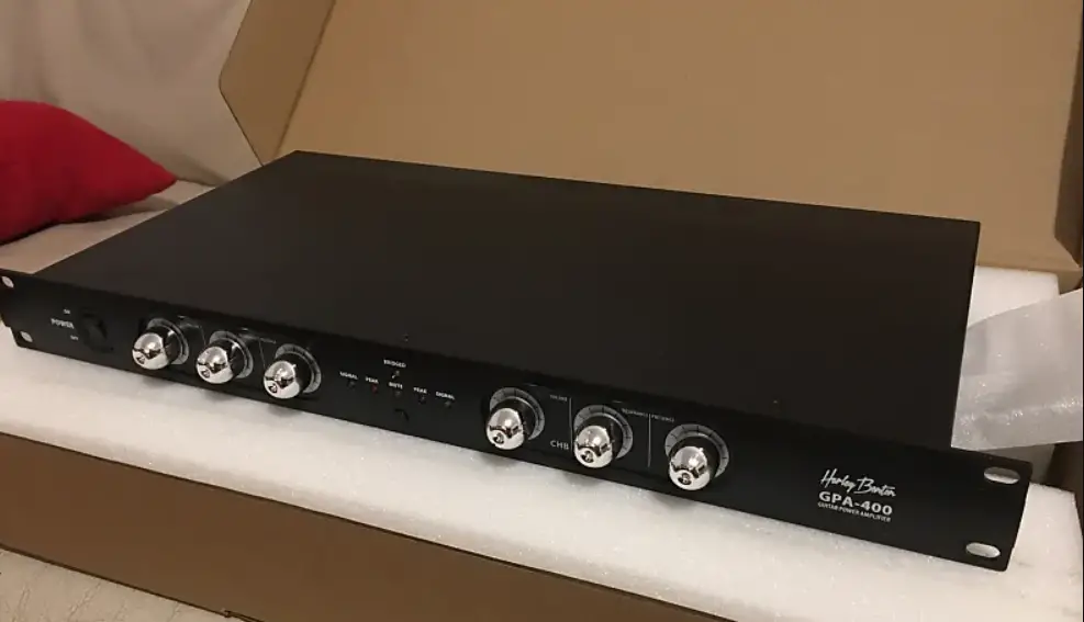 Harley Benton Gpa-400 Stereo Guitar Power Amp User Manual Harley Benton Gpa-400 Stereo Guitar Power Amp User Manual