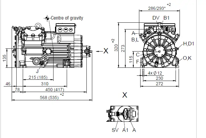 Danfoss-HGX34P-2-Pole-Semi-Hermetic-30