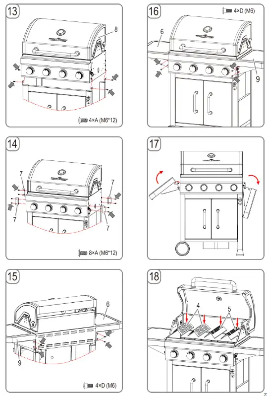 PROFICOOK PC GG 1257 Gas Grill Barbecue - fig 3