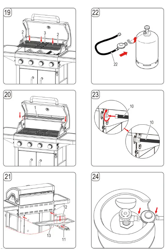 PROFICOOK PC GG 1257 Gas Grill Barbecue - fig 4