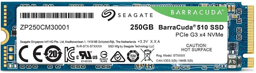 SEAGATE BarraCuda 510 SSD NVME Internal Solid State Drive product