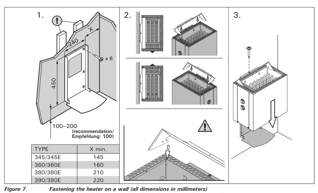 sentiotec 380E Electric Sauna Heater - fig 6