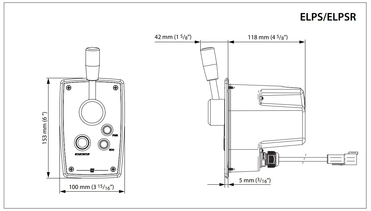 Principal dimensions