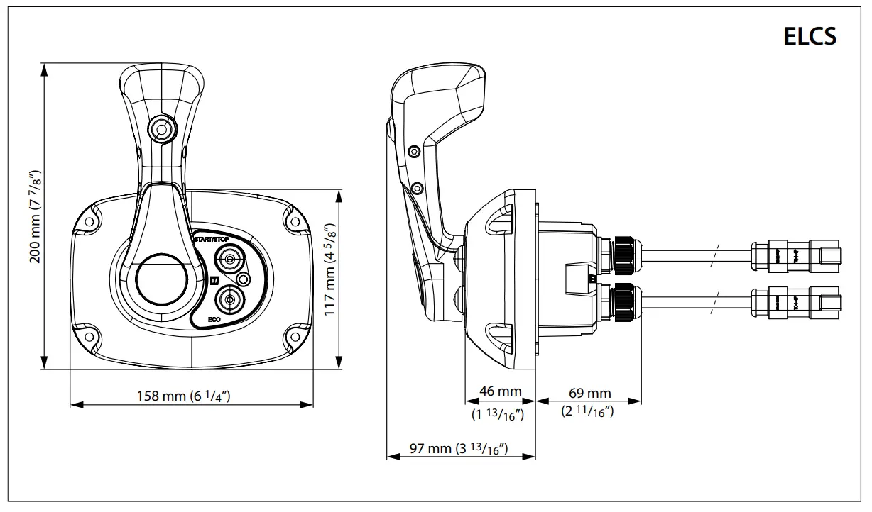 Principal dimensions