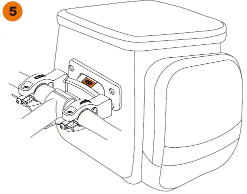 IBERA IB-QH2 Handlebar Bag Clamp 06