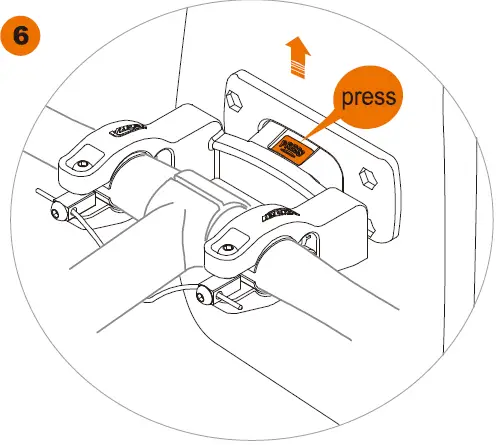 IBERA IB-QH2 Handlebar Bag Clamp 07