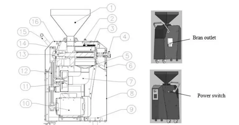 KisanKraft KK-RM-6NF4X Rice Mill Machine -Rice 1