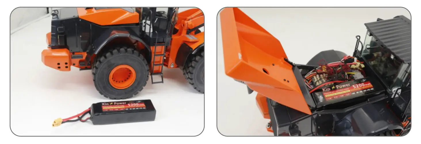 VV-JD00069 1 14 Scale Earth Mover Hydraulic Wheel Loader - STEP 1. BOOT SETUP