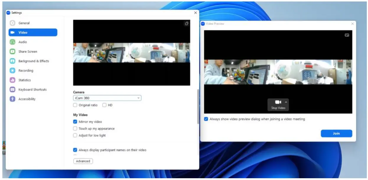 infobit iCam 360 All-in-one Conference Camera - Video output