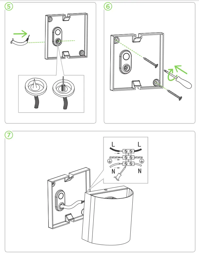 LUTEC 5104006012 Gemini Beams Outdoor Round Multi Beam Flush - Figure 3