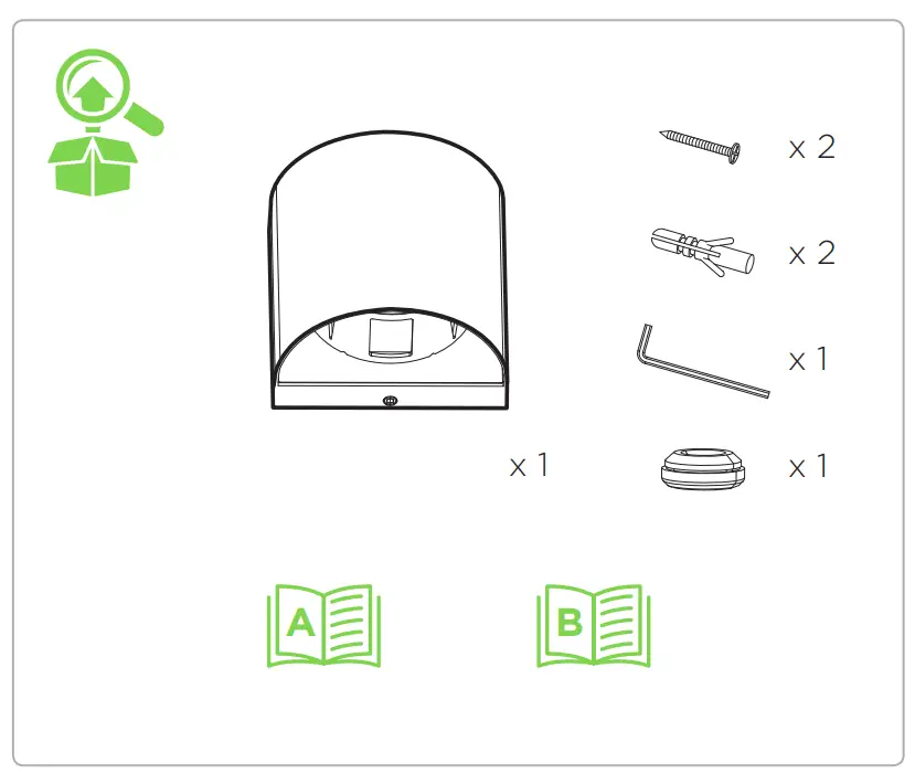 LUTEC 5104006012 Gemini Beams Outdoor Round Multi Beam Flush - Figure