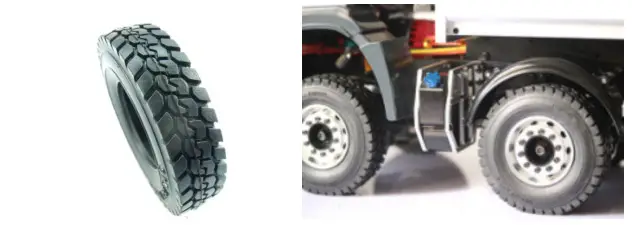 RC4WD VV-JD00017 1 14 8x8 Armageddon Hydraulic Dump Truck - DIMENSIONS 14