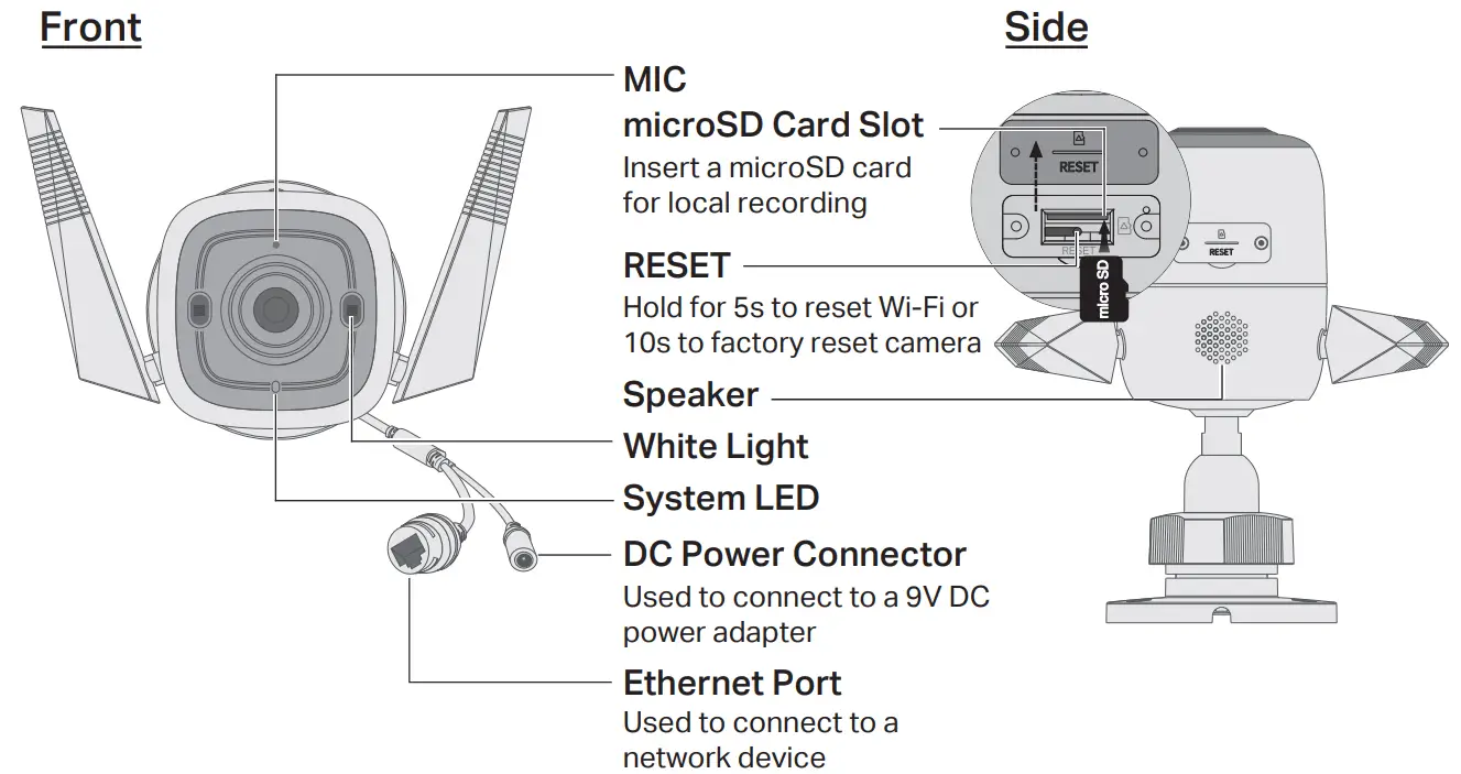 Tapo C325WB Outdoor Security Wi Fi Camera - Appearance