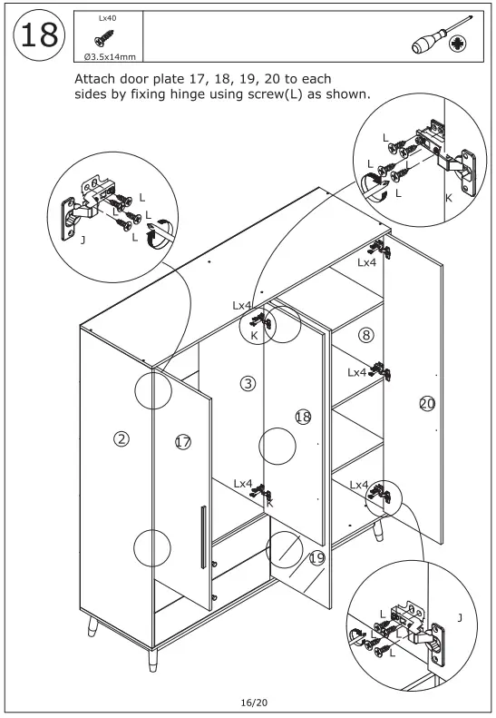 FUFU GAGA KF020343-01 Gray Armoire-FIG16