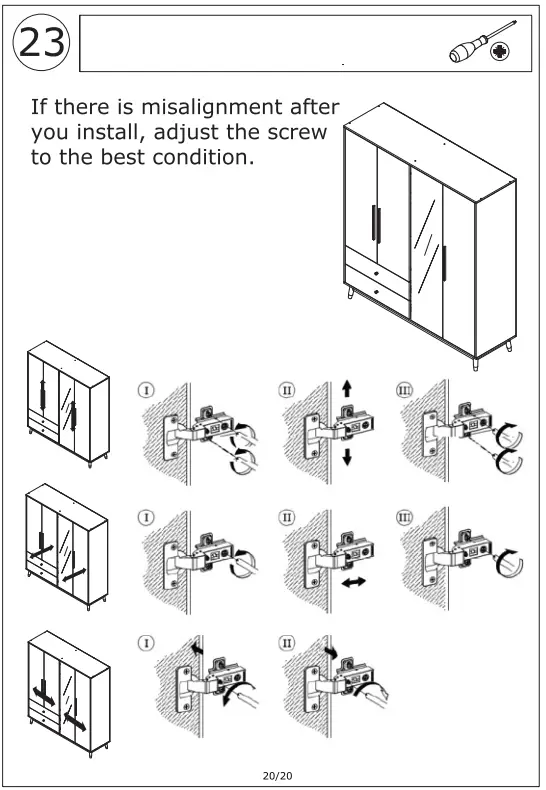 FUFU GAGA KF020343-01 Gray Armoire-FIG20