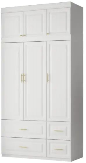 FUFU GAGA KF020343-01 Gray Armoire-PRODUCT