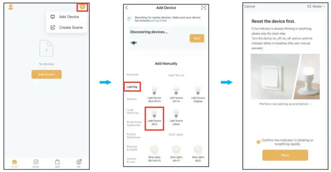NFORU BDB55BL-3 PIR LED Wall Lights with Motion Sensor - App5