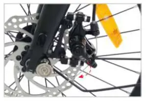 MOBOT S3 Series Electric Assist Bicycle - Brake3