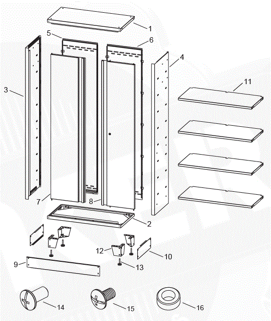 DRAPER-29779,-29792-Preparing-5-7-Drawer-Trolley-fig-14