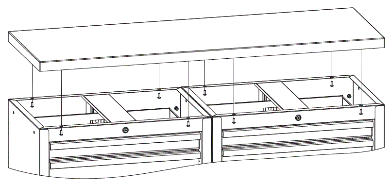 DRAPER-29779,-29792-Preparing-5-7-Drawer-Trolley-fig-25