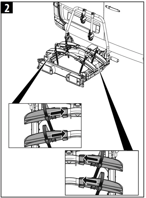 Dismantling the bike carrier