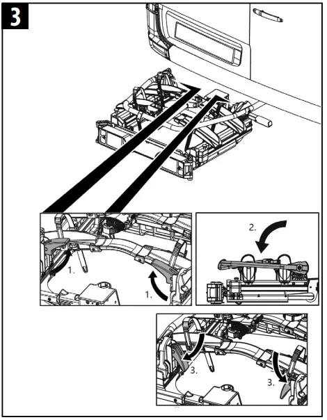 Dismantling the bike carrier