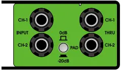 UNiKA PRO TWO Pro Series Audio Interface Dual Passive Direct Box A2