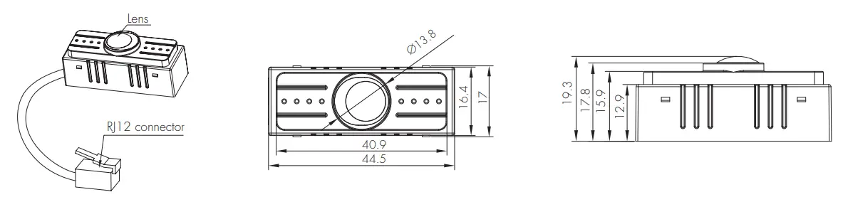 PIR & microwave sensor heads