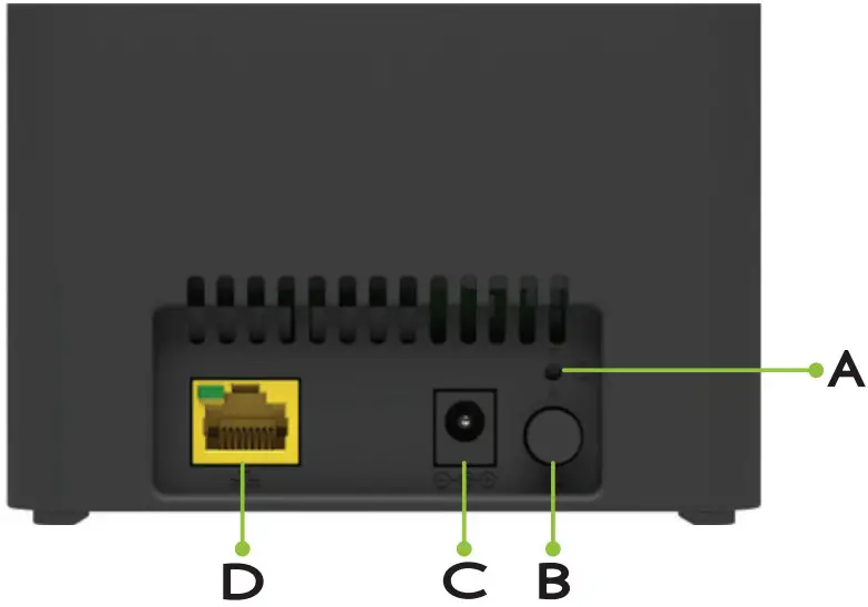 Back panel and bottom product label