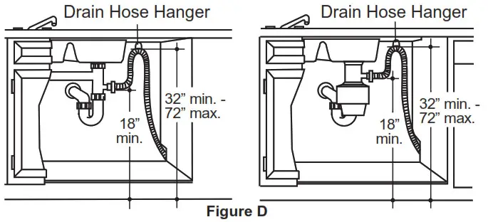 MONOGRAM CDT845P4NW2 Stainless Steel Interior Dishwasher - Figure D