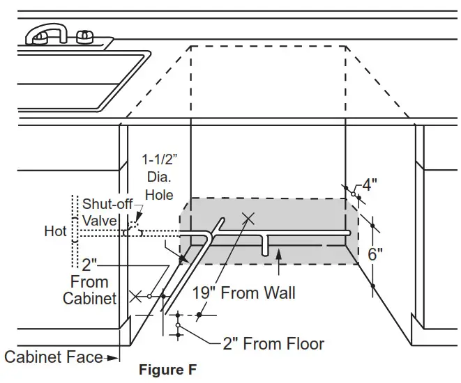 MONOGRAM CDT845P4NW2 Stainless Steel Interior Dishwasher - Figure F