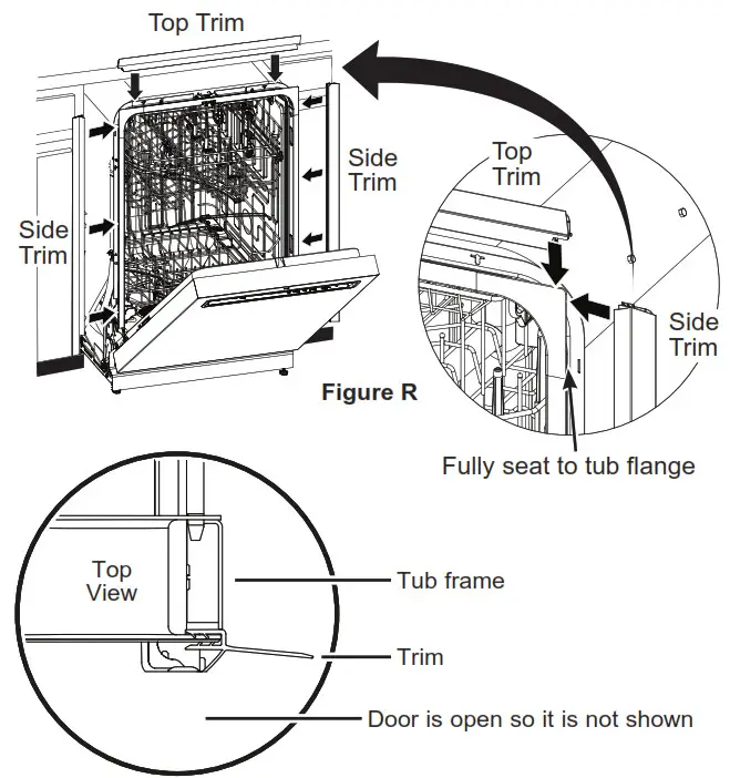 MONOGRAM CDT845P4NW2 Stainless Steel Interior Dishwasher - TRIM PIECES
