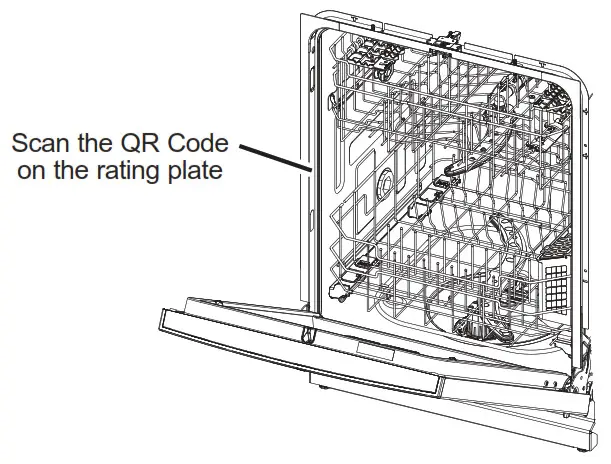 MONOGRAM CDT845P4NW2 Stainless Steel Interior Dishwasher - plate